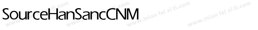 SourceHanSancCN Medium字体转换